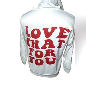 Never worn Retro Love That You Hoodie!
